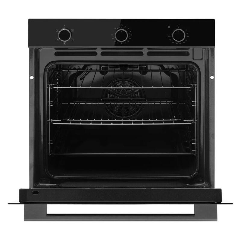 Omega 60cm 5 Function Built-In Oven - Black