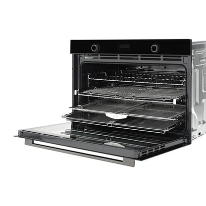 Omega 90cm Built-In Large Oven with 11 Functions - Black