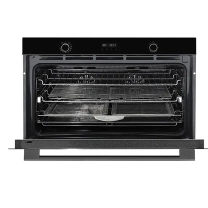 Omega 90cm Built-In Large Oven with 11 Functions - Black