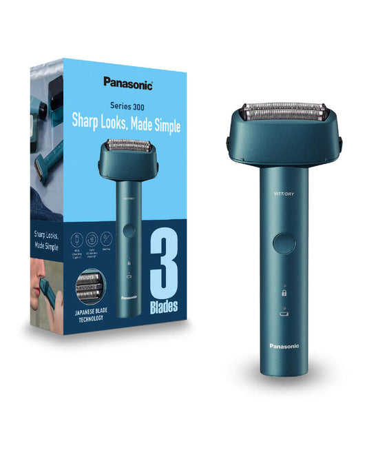 Panasonic 300 3-Blade Wet & Dry Electric Shaver - Blue