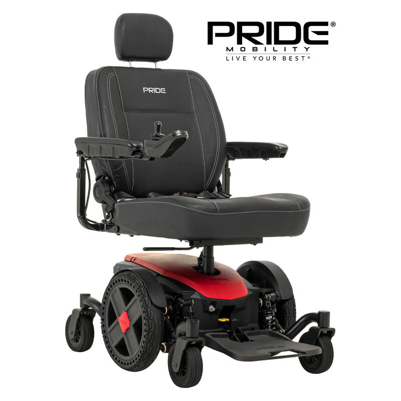Pride Jazzy Evo 614HD Heavy Duty Powerchair 22-Inch - Red
