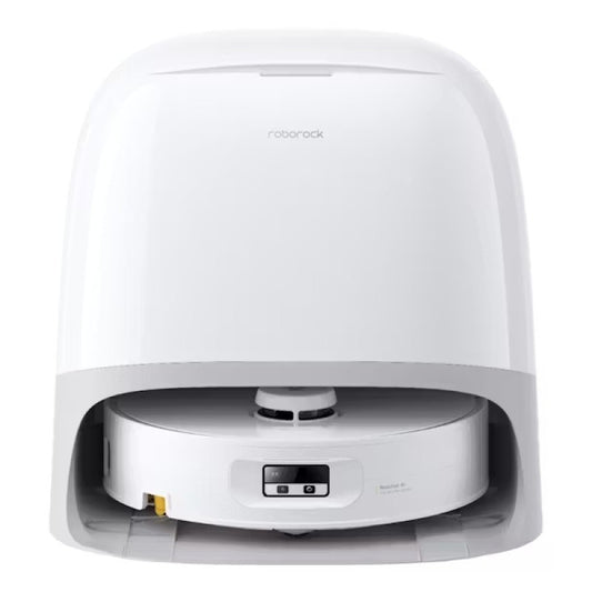 Roborock Qrevo Curv 2 Flow Robotic Vacuum & Mop with Multifunctional Docking Station - White