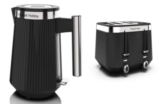 Russell Hobbs Colours Plus 2 Slice Toaster & Kettle Pack - Storm Grey