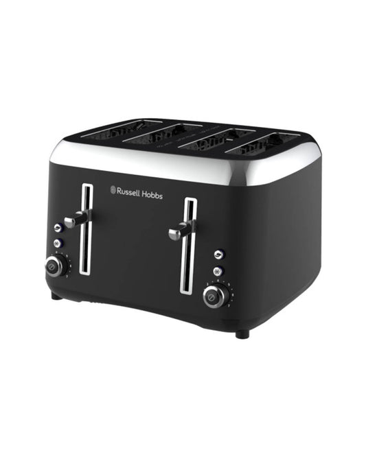 Russell Hobbs Addison 4 Slice Toaster - Matte Black