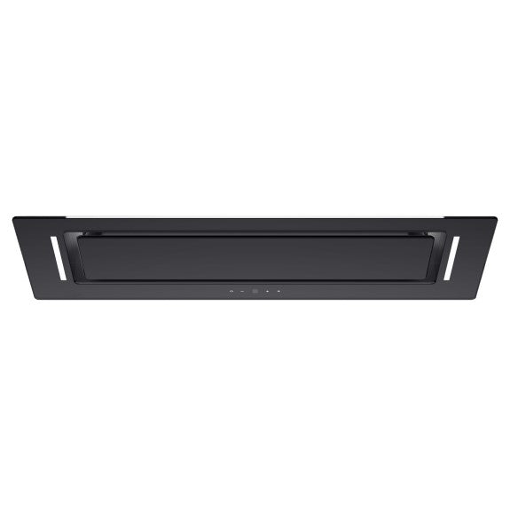 Schweigen 90cm Non-Silent Undermount Rangehood - Black/ Glass