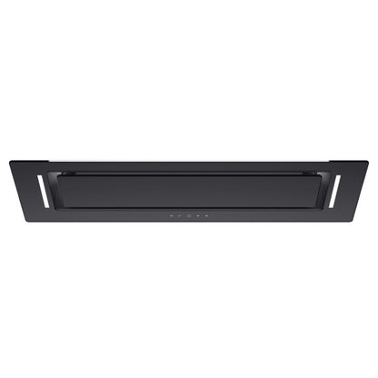 Schweigen 90cm Non-Silent Undermount Rangehood - Black/ Glass
