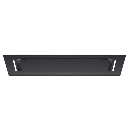 Schweigen 90cm Non-Silent Undermount Rangehood - Black/ Glass