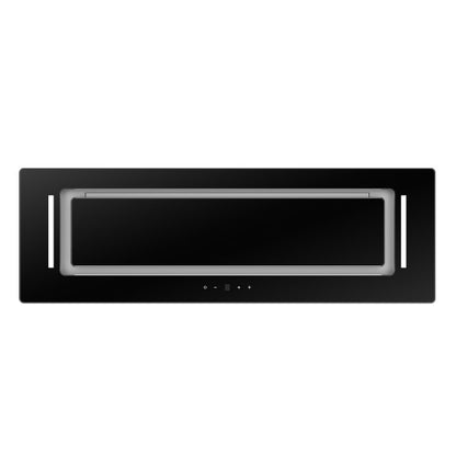 Schweigen 90cm Non-Silent Undermount Rangehood - Black/ Glass