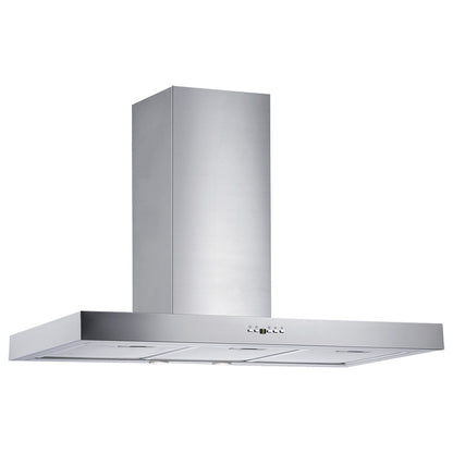 Schweigen 90cm Silent Canopy Rangehood for Heavy Cooking - Silver
