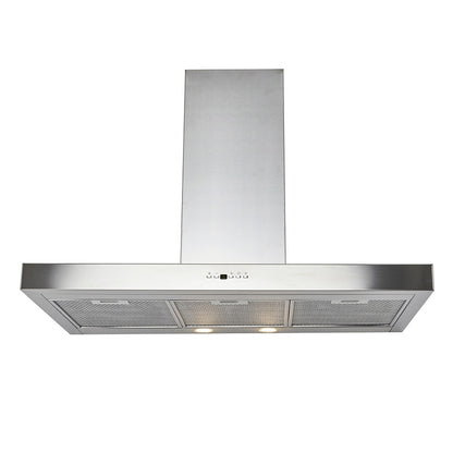 Schweigen 90cm Silent Canopy Rangehood for Heavy Cooking - Silver