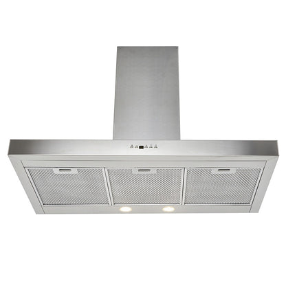 Schweigen 90cm Silent Canopy Rangehood for Heavy Cooking - Silver