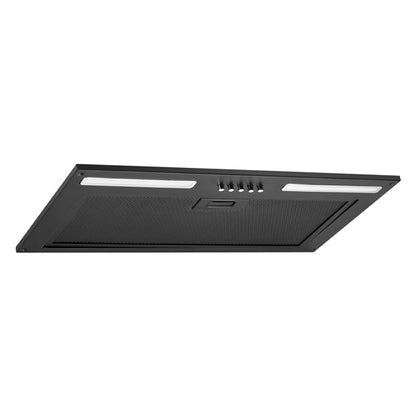 Schweigen 60cm Undermount Rangehood with In-Built Motor - Black
