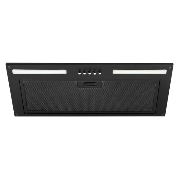 Schweigen 60cm Undermount Rangehood with In-Built Motor - Black