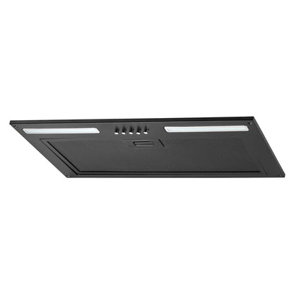 Schweigen 60cm Undermount Rangehood with In-Built Motor - Black