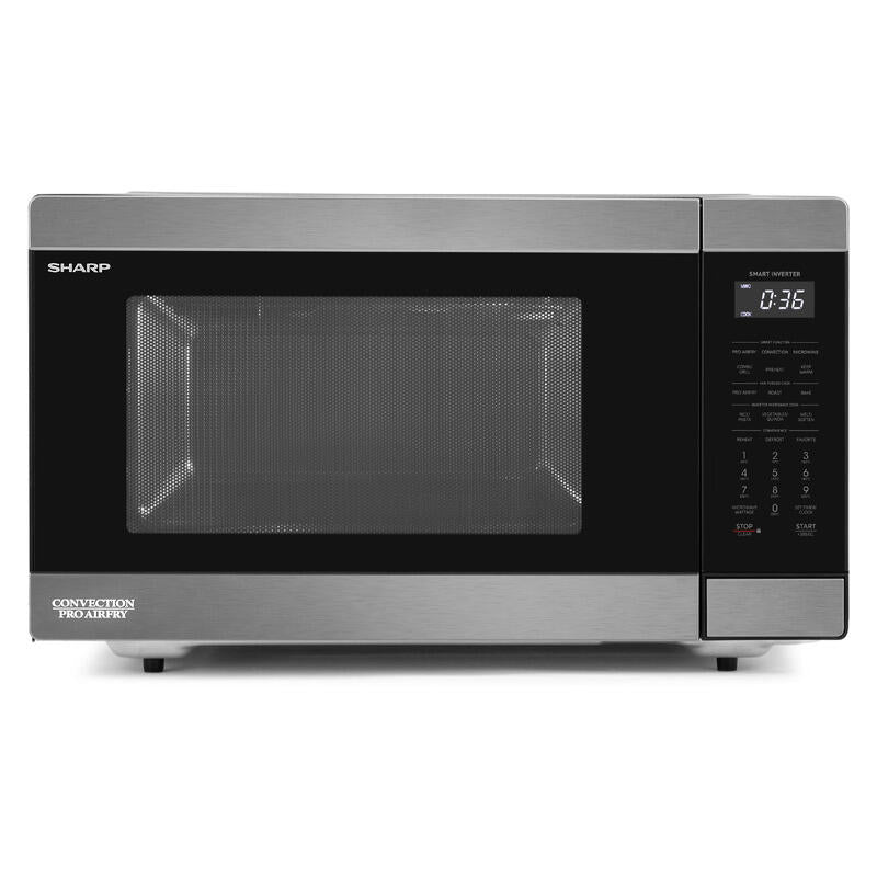 Sharp 36L Pro Airfry Convection Microwave - Black Stainless Steel ...