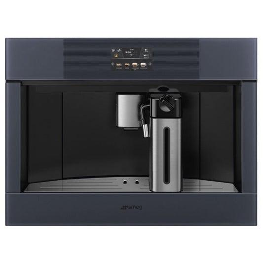 Smeg 45cm Automatic Built-In Compact Coffee Machine - Grey (Linea)