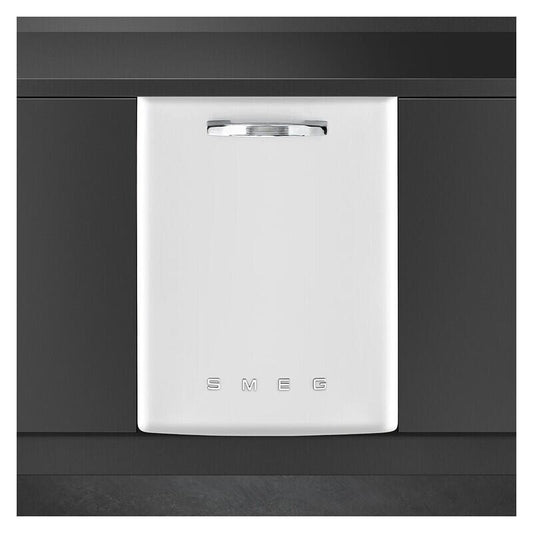 Smeg 60cm Built-In FAB Dishwasher Retro Design - White