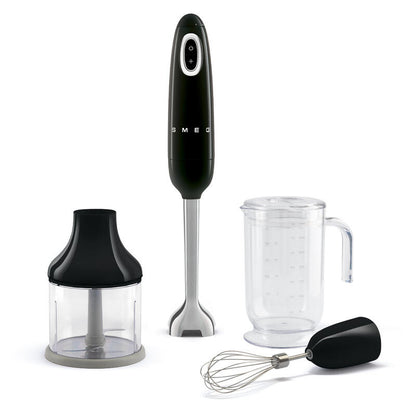 Smeg Hand Blender with Accessories 50's Style - Black