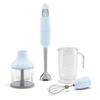 Smeg Hand Blender with Accessories 50's Style - Blue