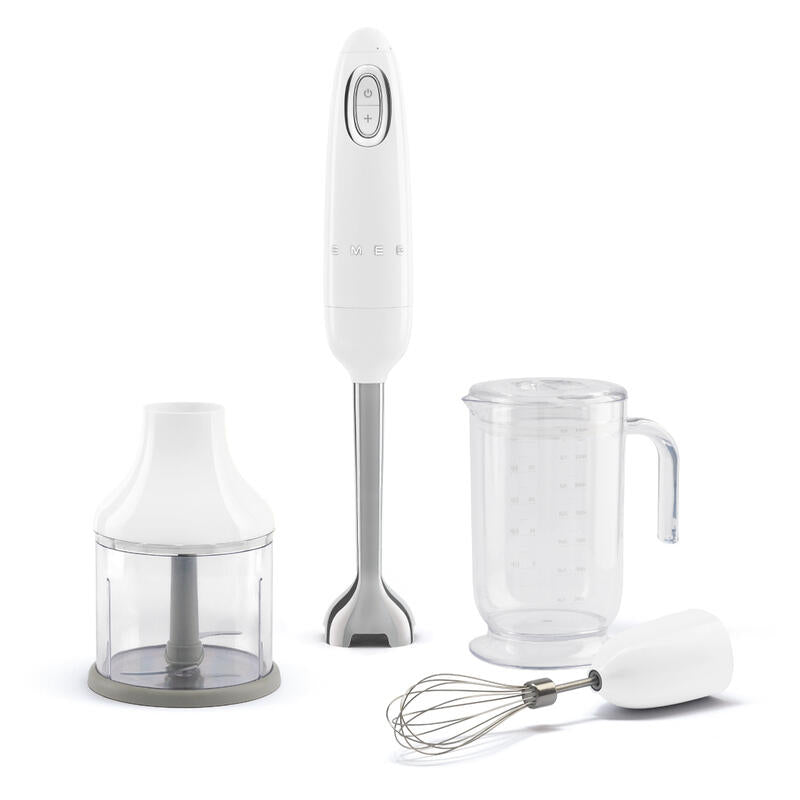 Smeg Hand Blender with Accessories 50's Style - White