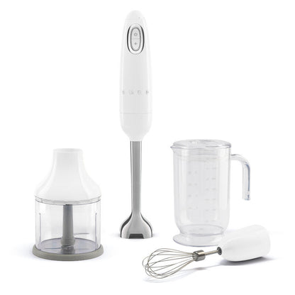 Smeg Hand Blender with Accessories 50's Style - White