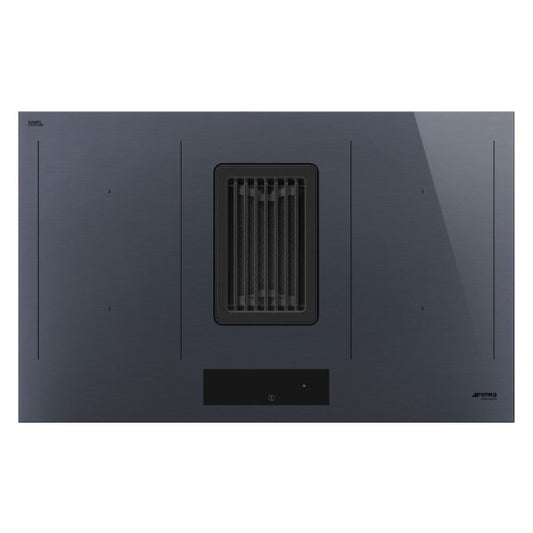 Smeg 83cm 4 Zone Linea Integrated Induction Cooktop - Neptune Grey