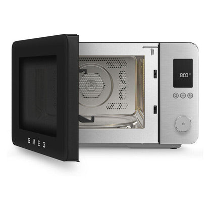Smeg 27L Combi Microwave Oven - Matte Black
