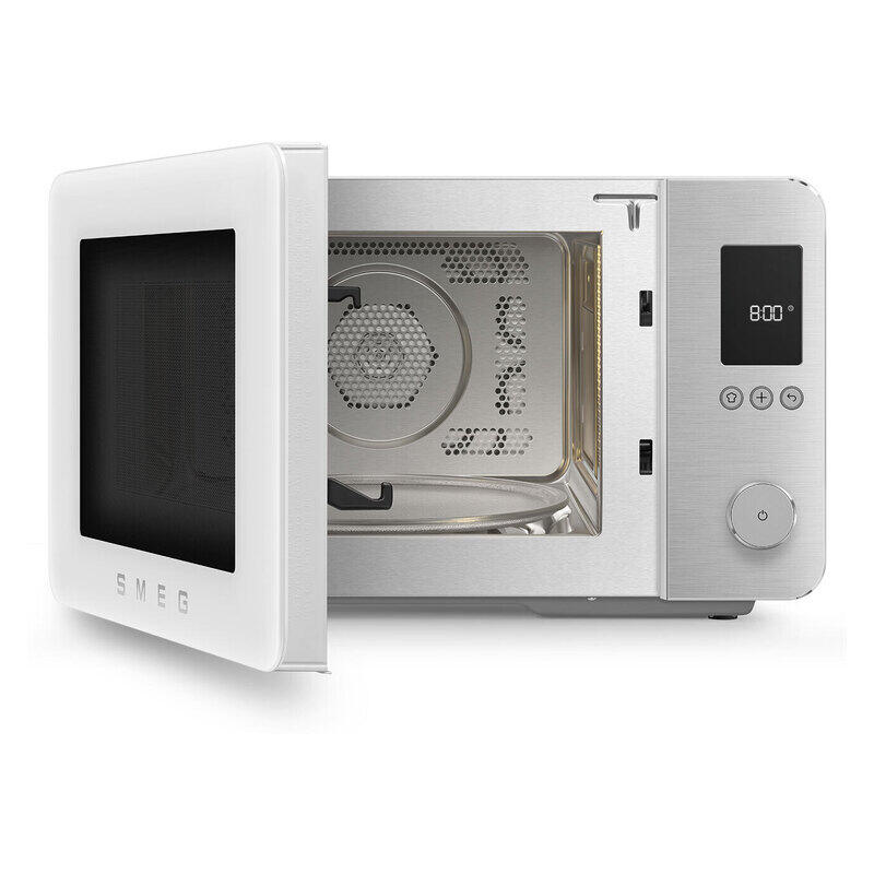 Smeg 27L Combi Microwave Oven - Matte White