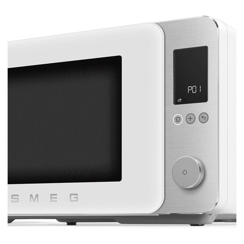 Smeg 27L Combi Microwave Oven - Matte White
