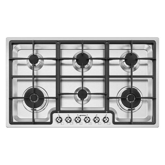 Smeg Classic 90cm 6 Burner Gas Cooktop