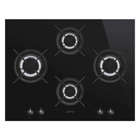 Smeg 65cm Linea Gas On Glass Cooktop
