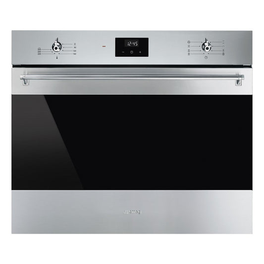 Smeg 70cm Built-In Oven with 7 Functions - Stainless Steel (Classic)
