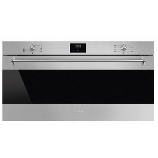 Smeg 90cm Built-In Large Oven with 8 Functions - Stainless Steel (Classic)