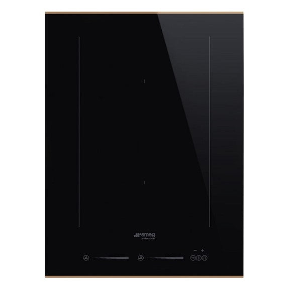 Smeg 38cm 1 Zone Induction Cooktop - Black/Copper (Dolce Stil Novo)
