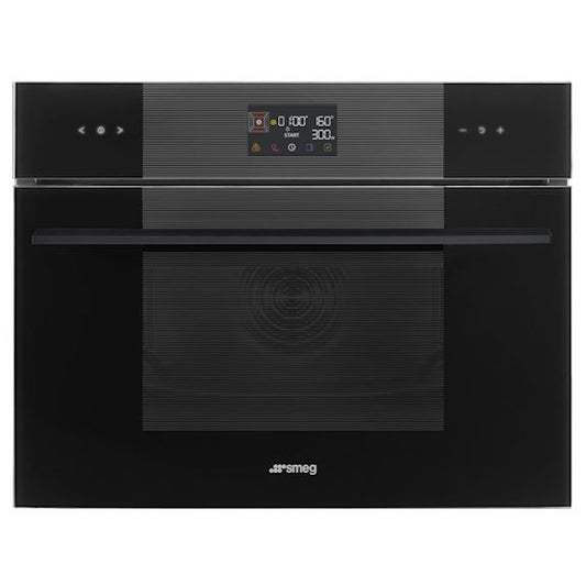 Smeg Linea 45cm Speed Oven - Black