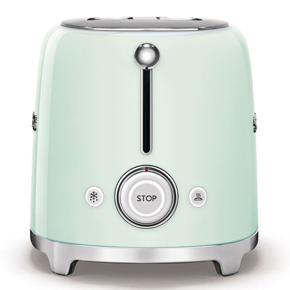 Smeg Retro Style 2 Slice Toaster - Pastel Green