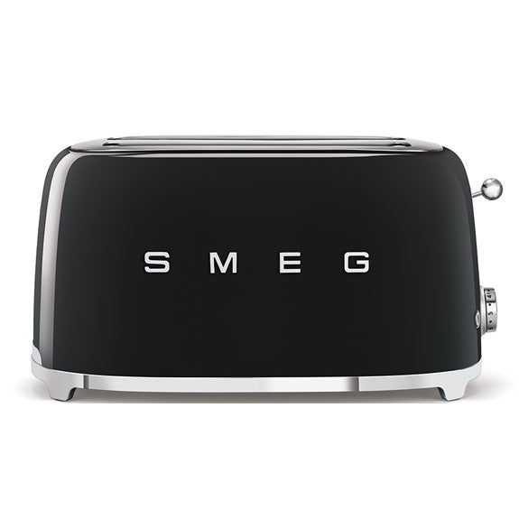 Smeg Retro Style 4 Slice Toaster Extra Wide - Black