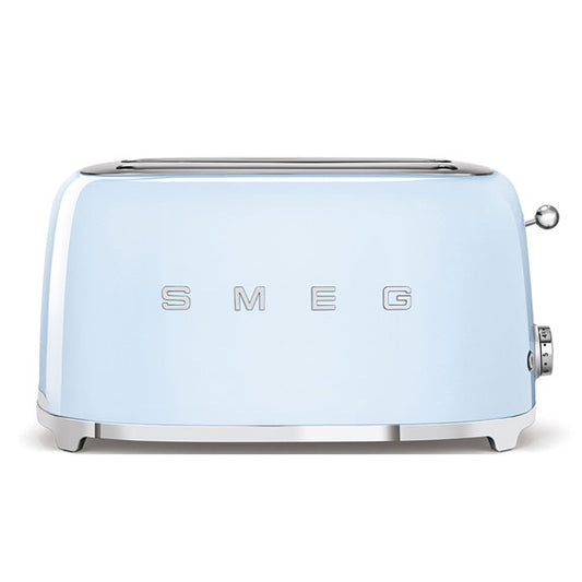 Smeg Retro Style 4 Slice Toaster Extra Wide - Pastel Blue