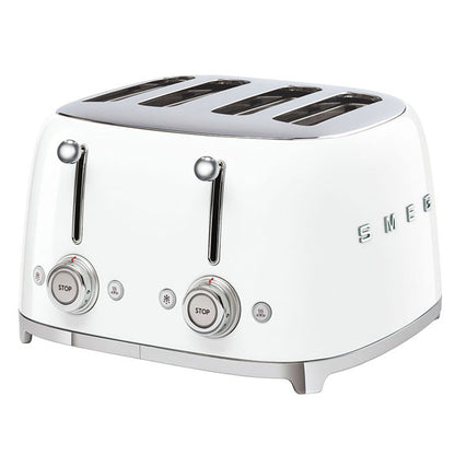 Smeg Retro Style 4 Slice Toaster - White