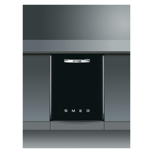 Smeg 60cm Built-In FAB Dishwasher Retro Design - Black