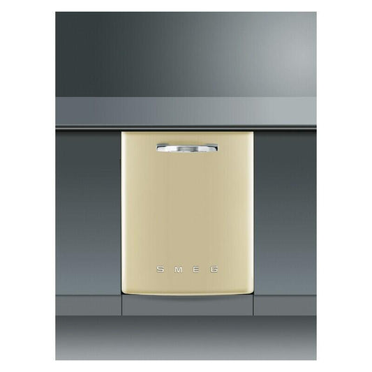 Smeg 60cm Built-In FAB Dishwasher Retro Design - Cream
