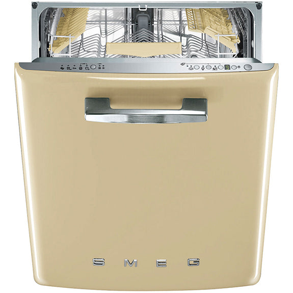 Smeg Retro Style 60cm Dishwasher - Panna Cream