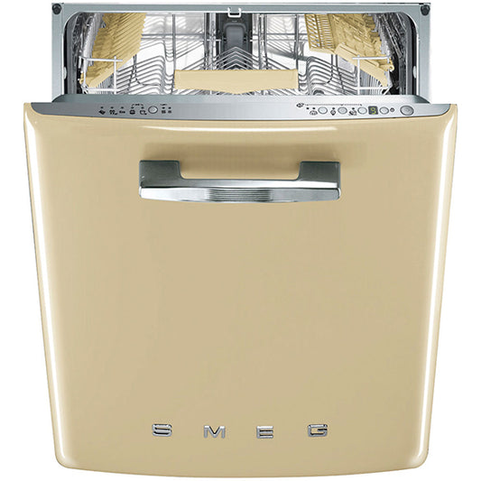 Smeg Retro Style 60cm Dishwasher - Panna Cream