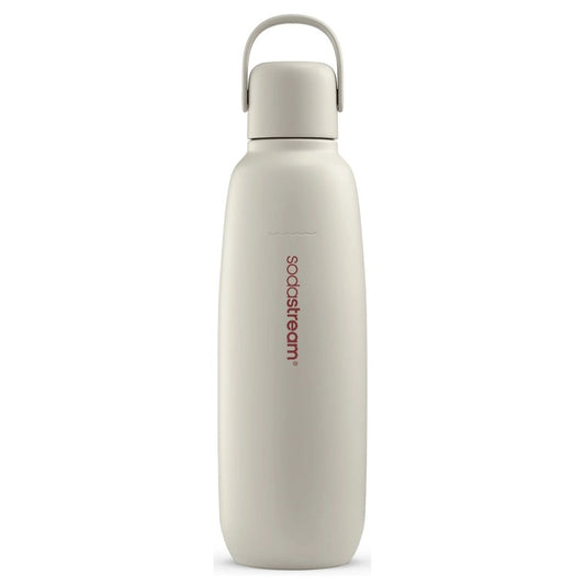 Sodastream Fizz & Go Metal Water Bottle - Sand