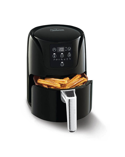 Sunbeam 4 Litre Copper Infused Duraceramic Air Fryer - Black