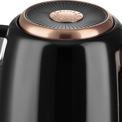 Sunbeam 1.7 Litre New York Collection Jug - Black/Bronze