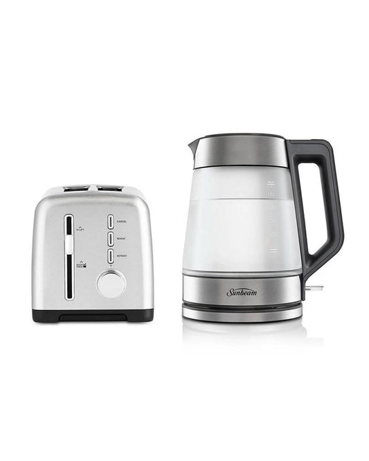 Sunbeam Stainless Steel TAM1002SS Toaster & KE6200 Kettle Bundle