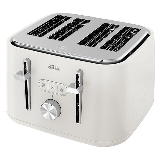 Sunbeam Freya Collection 4 Slice Toaster - White