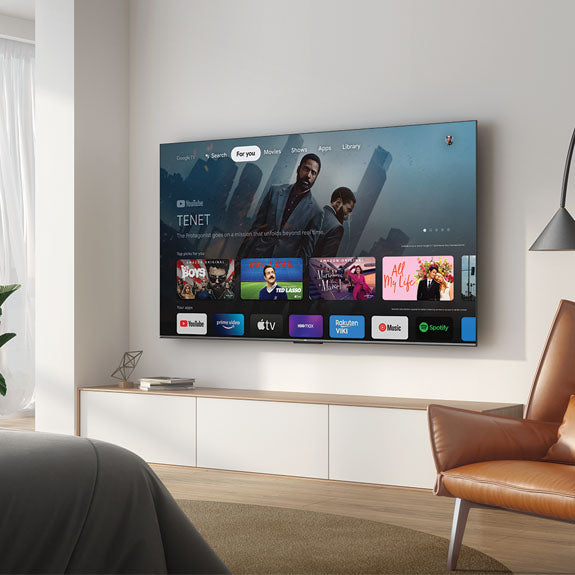 TCL 4K QUHD LED GOOGLE TV 75