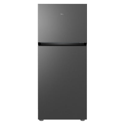 TCL 420L Top Mount Fridge Freezer - Crystal Ash Grey